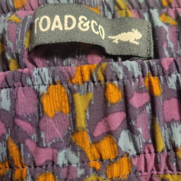 Toad & Co Women's Sunkissed Weekend Skort Acai Kaleidoscope Print Sz Lg MSRP $75 - Picture 3 of 6